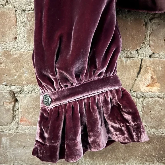 Cinq à Sept Dillon Cropped Velvet Jacket - Picture 8 of 11